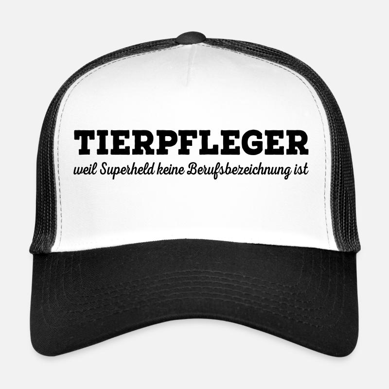 Tierpfleger - Trucker Cap - Weiß/Schwarz
