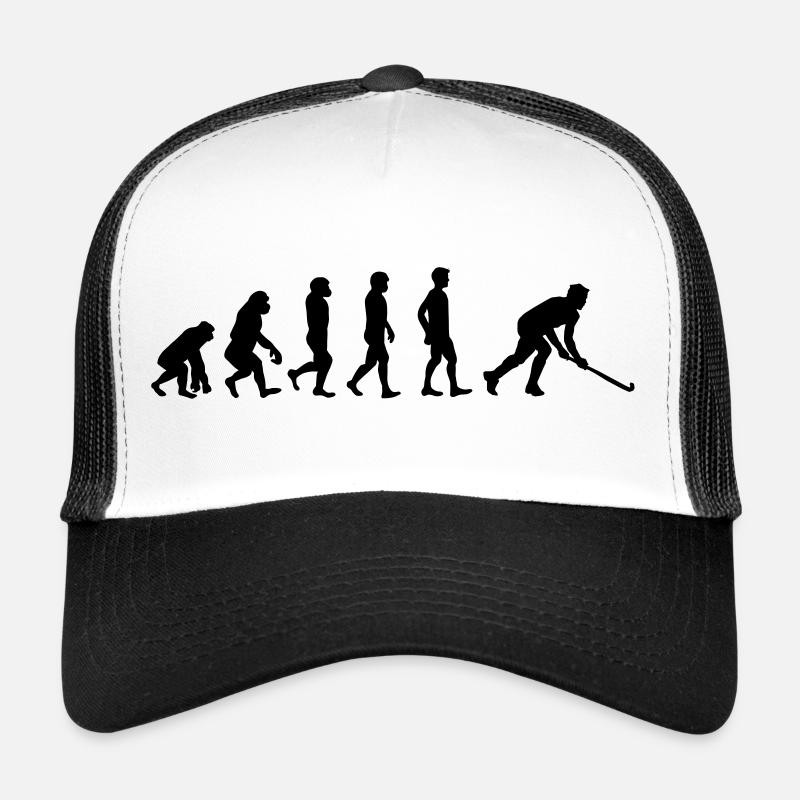 Unihockey Evolution - Trucker Cap - Weiß/Schwarz