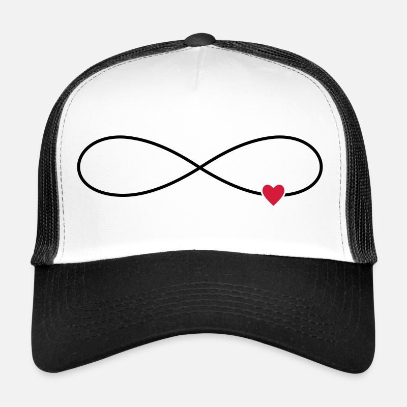 Unendliche Liebe Herz Symbol Zeichen Trucker Cap