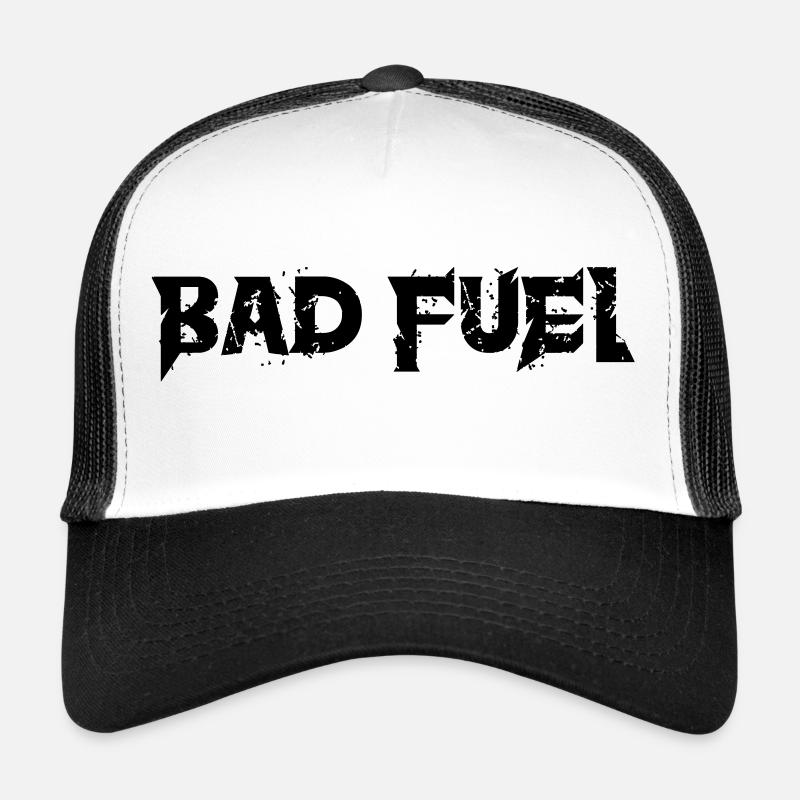 Bad logo - Trucker Cap - Weiß/Schwarz