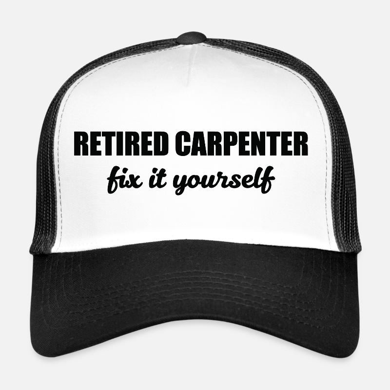 Zimmermann: Retired Carpenter. Fix it yourself. Trucker Cap
