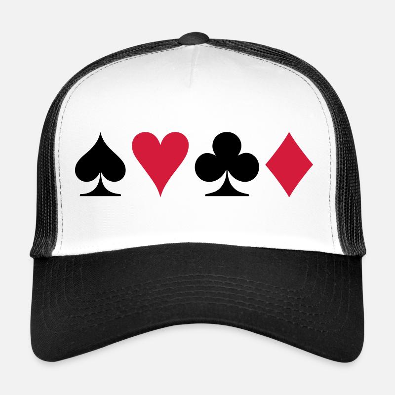 Poker - Jeu de cartes Casquette trucker 