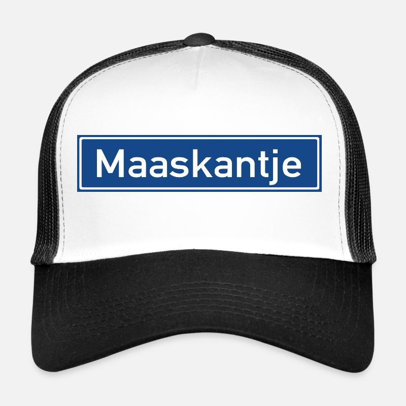 maaskantje - Trucker Cap - Weiß/Schwarz