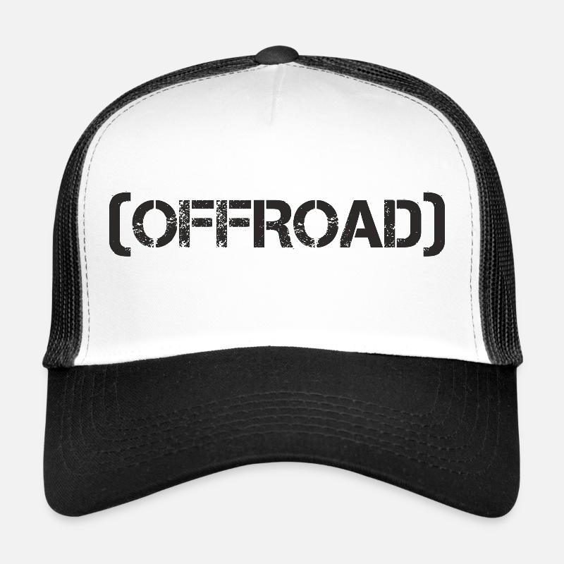 Offroad - Trucker Cap - Weiß/Schwarz