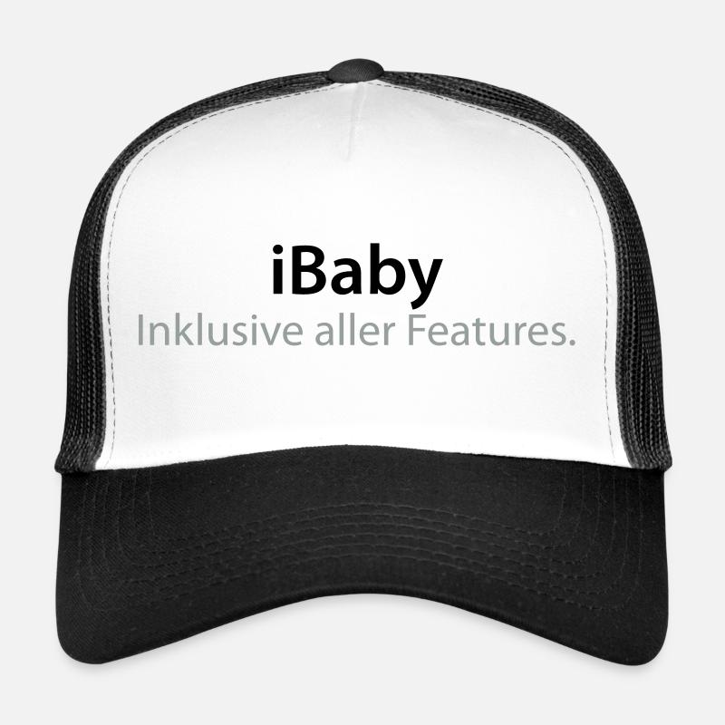 ibaby - Casquette trucker  - blanc/noir