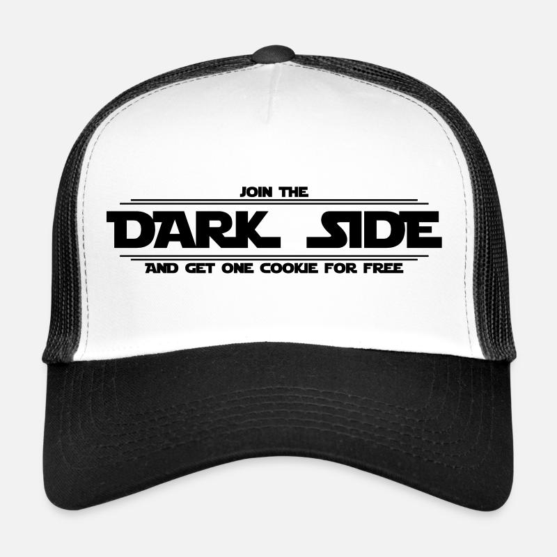 Darkside - Casquette trucker  - blanc/noir