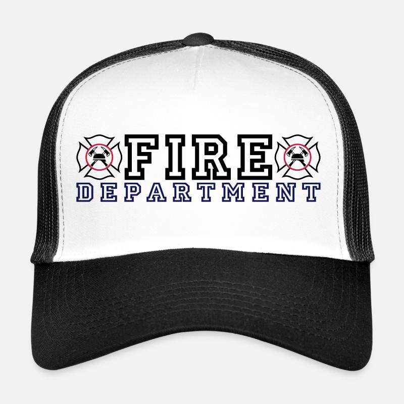 Fire Department mit Maltesterkreuz Trucker Cap