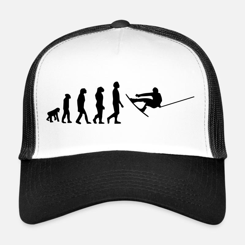 Wakeboard,Shred,Wakeboarder,Wakeboarding,Wake - Trucker Cap - Weiß/Schwarz