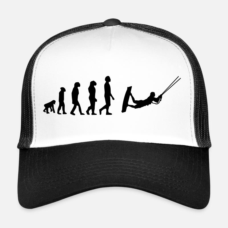 Kiteboard,Kiteboarder,Kite,Kiteboarding,Sea,Board - Trucker Cap - white/black