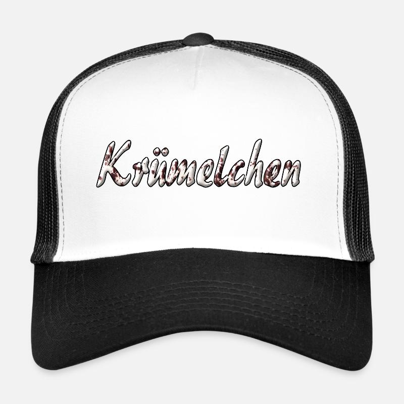 kruemelchen - Trucker Cap - Weiß/Schwarz