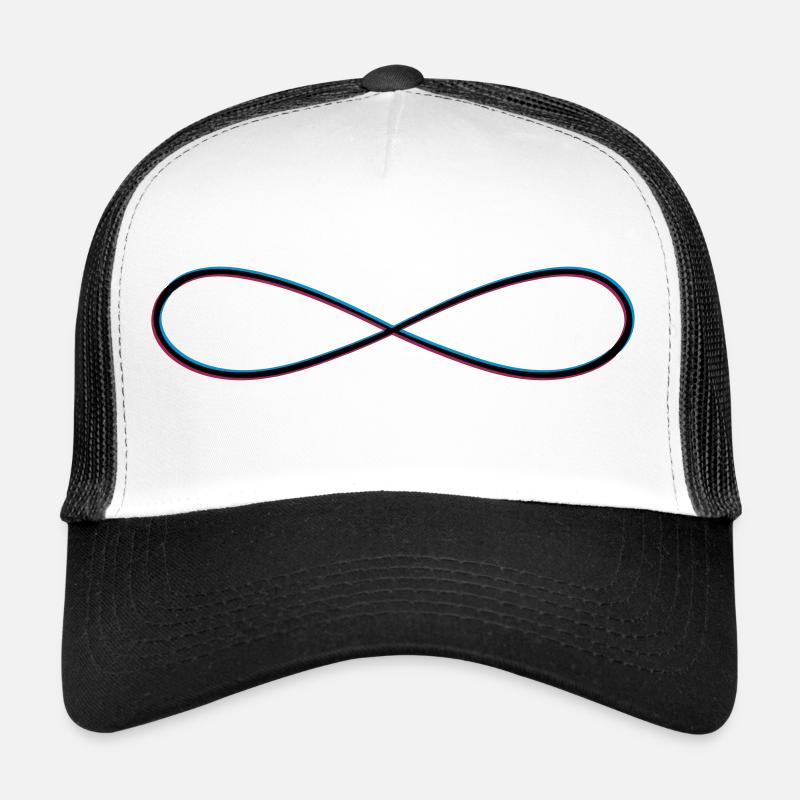 3d infinite endless forever limitless without end symb Trucker Cap