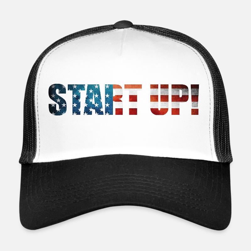 Startup - Trucker Cap - Weiß/Schwarz