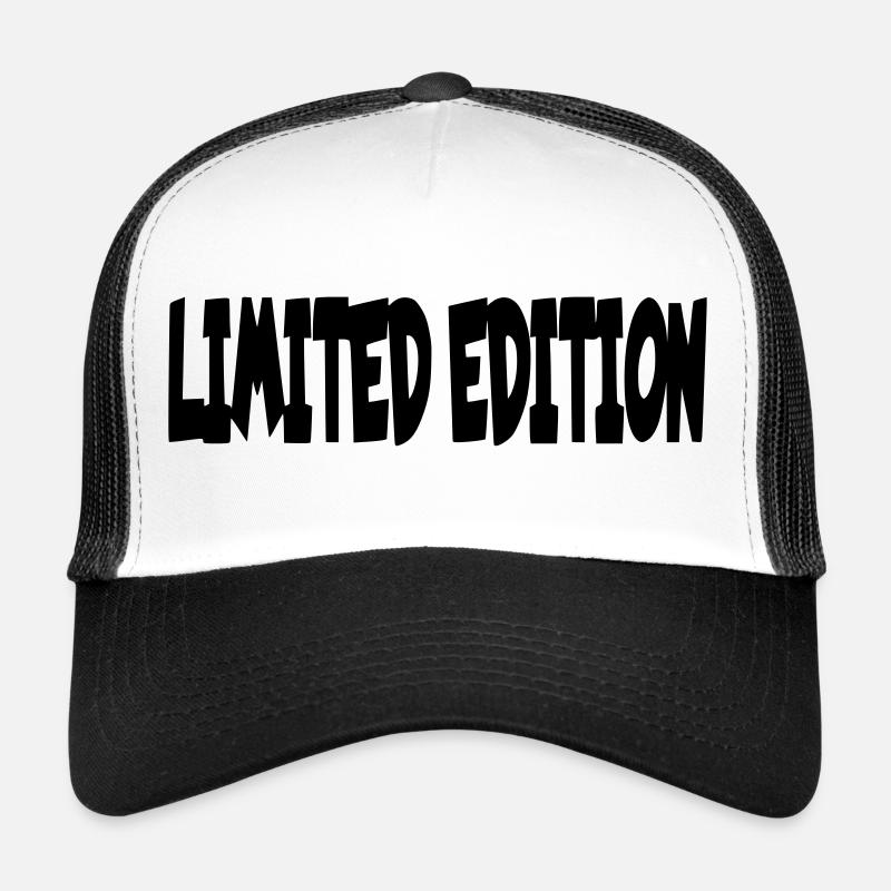 Edition limitée en fauteuil roulant, spéciale, unique # - Casquette trucker  - blanc/noir
