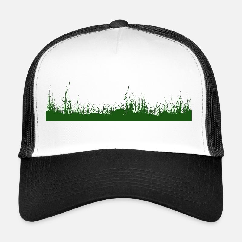 Herbe, sol, prairie, prairie herbeuse Casquette trucker 
