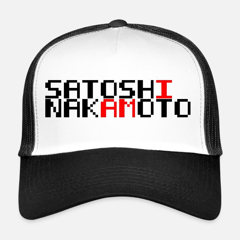 I am Satoshi Nakamoto - Bitcoin - Trucker Cap - white/black