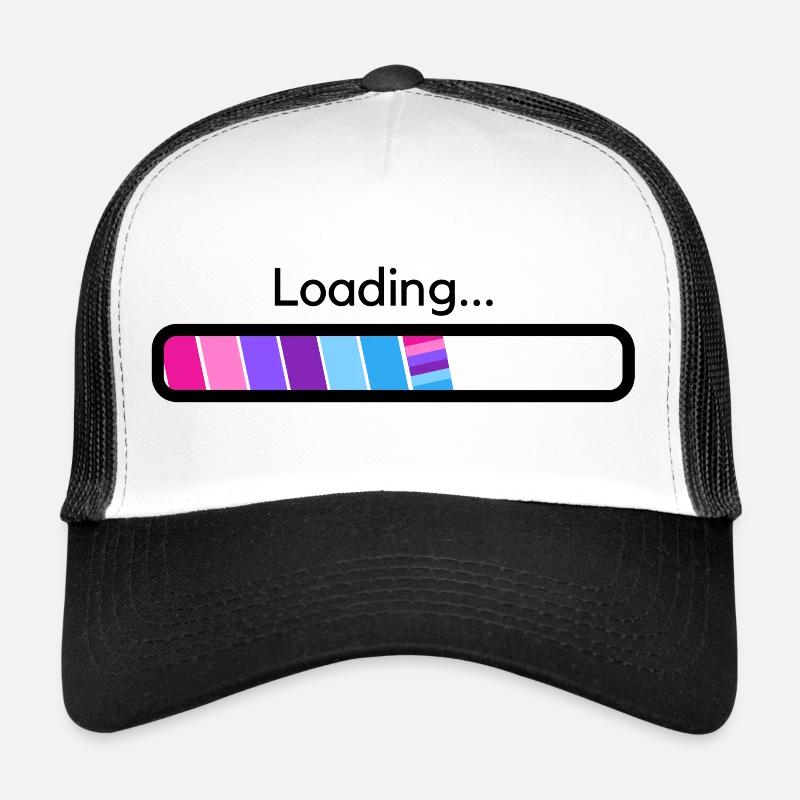 Bi energy Loading - Trucker Cap - Weiß/Schwarz
