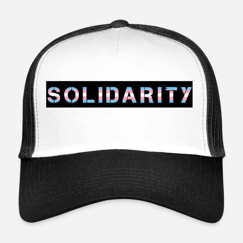 Solidarité trans Casquette trucker 