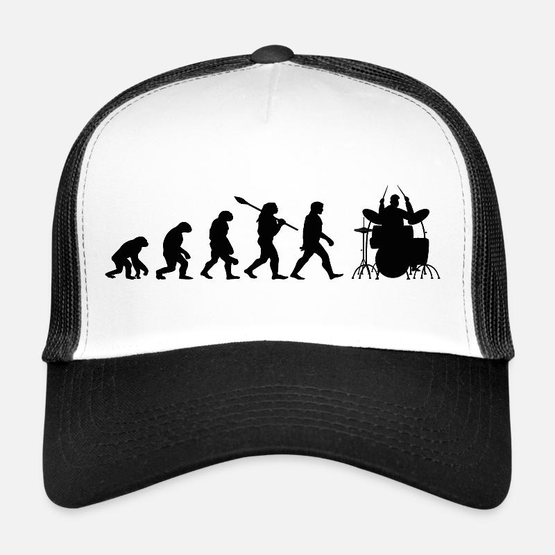 Evolution Drummer Player Drummer Player Geschenk Trucker Cap