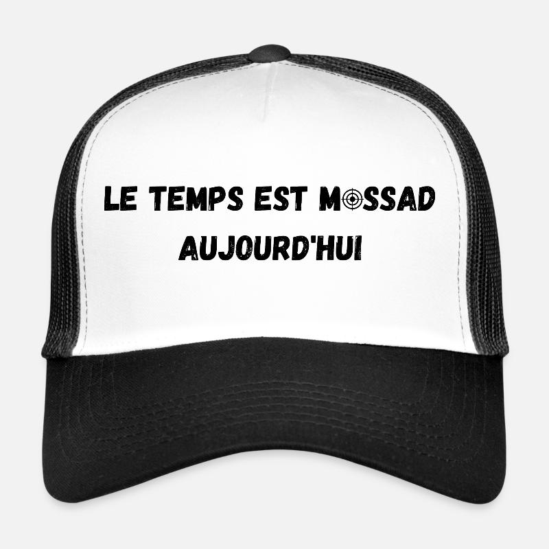 le temps est Mossad Casquette trucker 