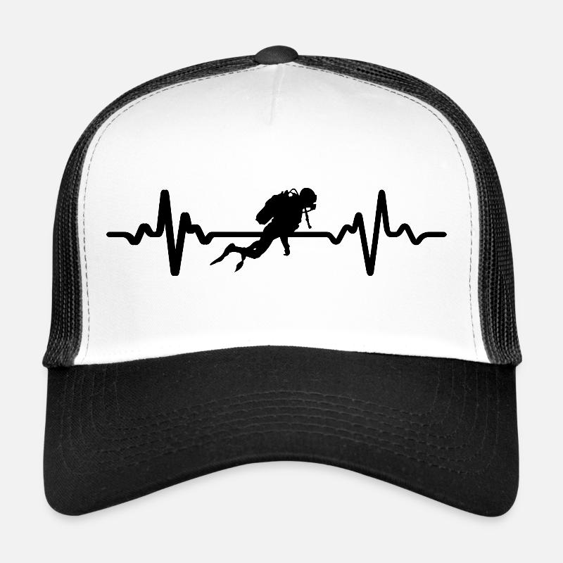 Diving Dive plonger Casquette trucker 
