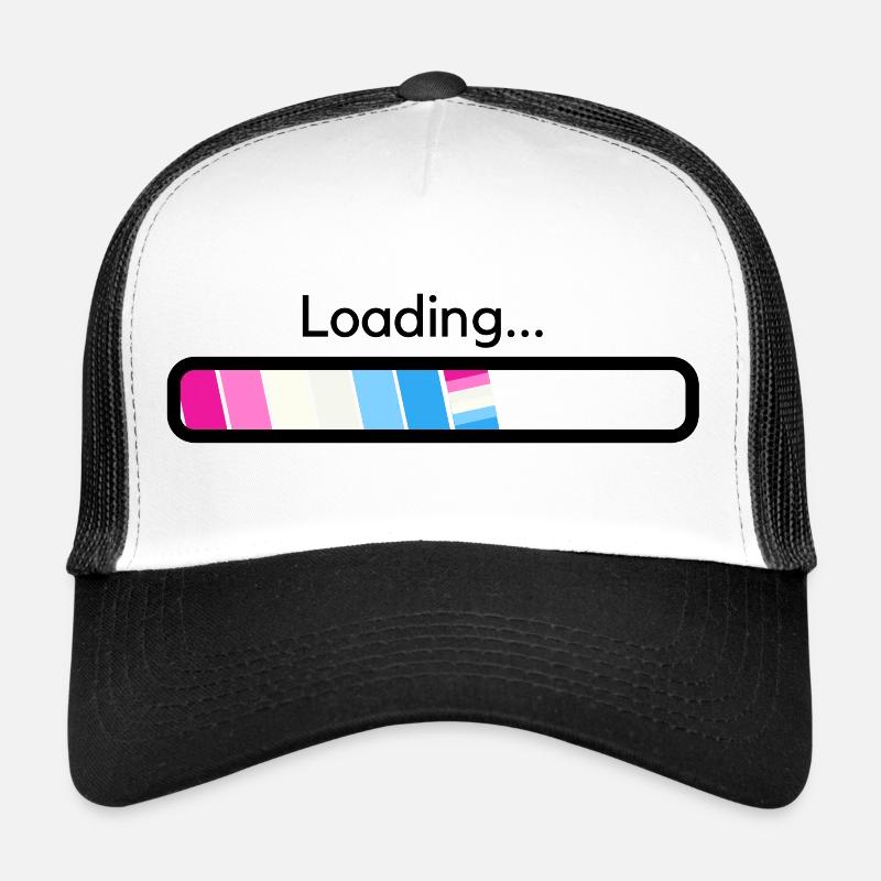 Trans energy Loading - Trucker Cap - Weiß/Schwarz