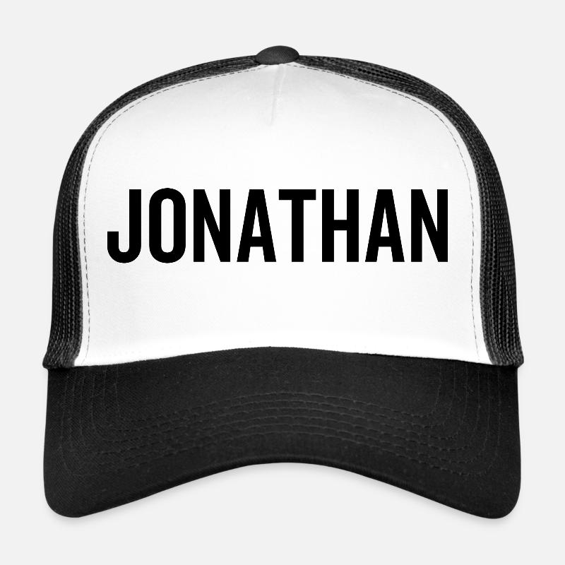Jonathan Custom Name Schriftart Text Geburtstag Trucker Cap