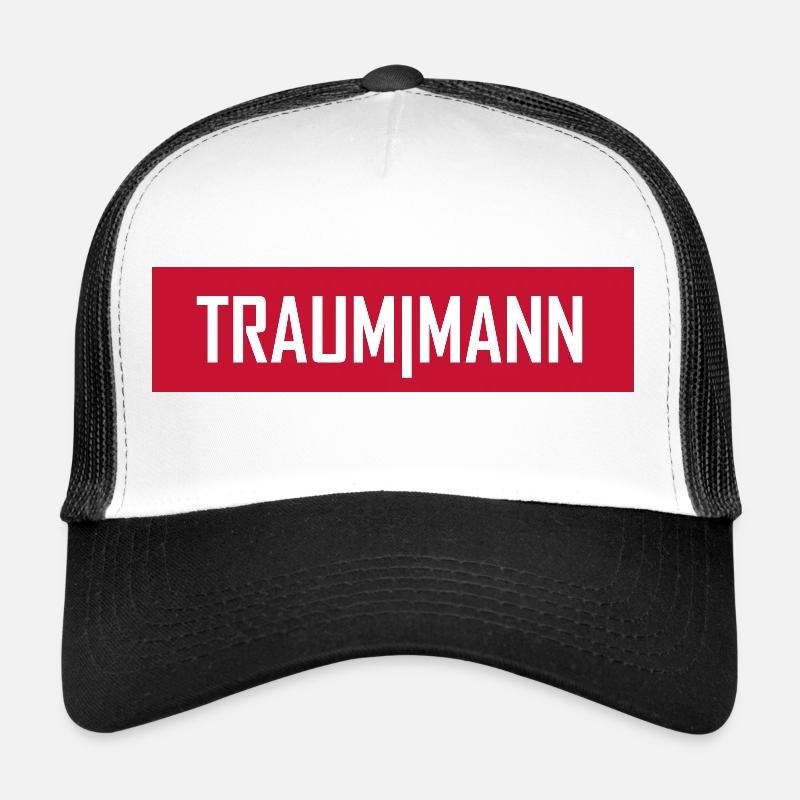 Traummann - Trucker Cap - Weiß/Schwarz