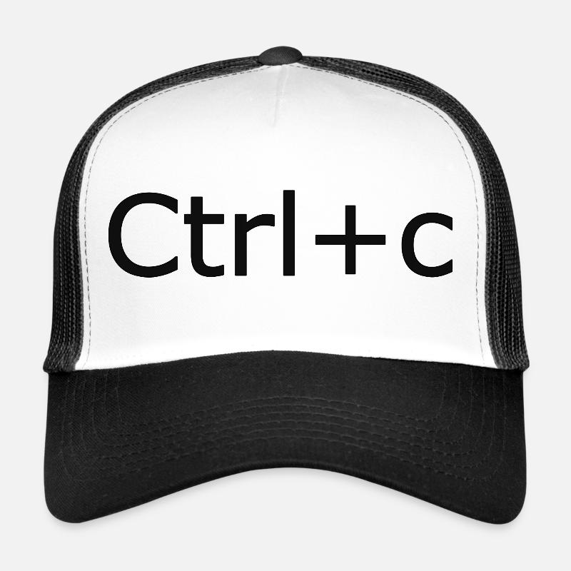 Ctrl+C Casquette trucker 