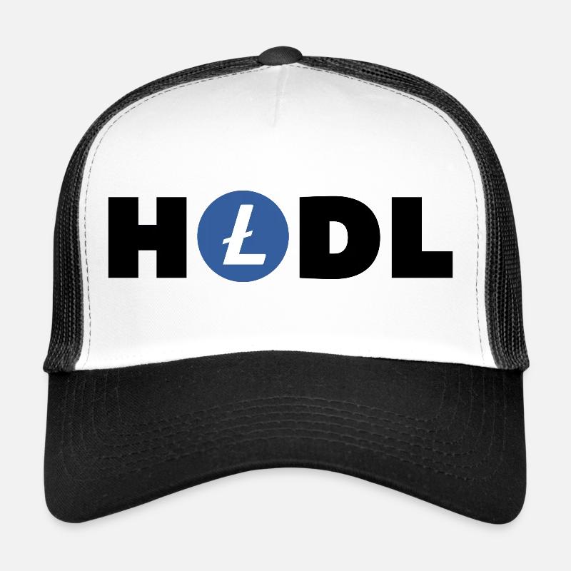 HODL - Trucker Cap - Weiß/Schwarz