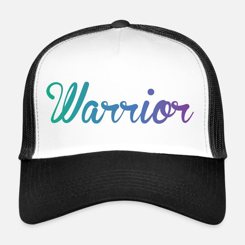 Warrior - Casquette trucker  - blanc/noir