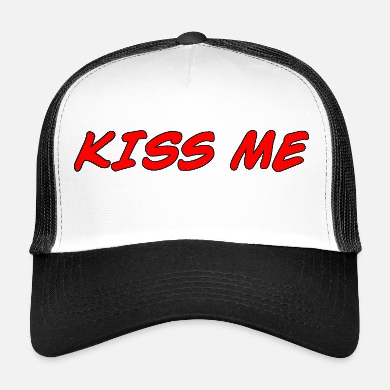 Küss mich 2 - Trucker Cap - Weiß/Schwarz