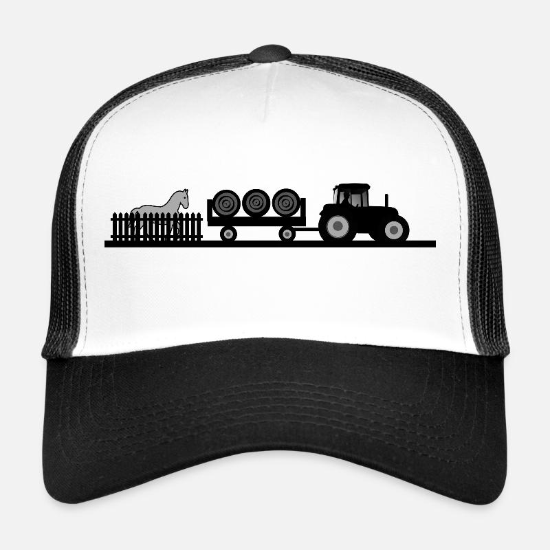 Traktor - Trucker Cap - Weiß/Schwarz