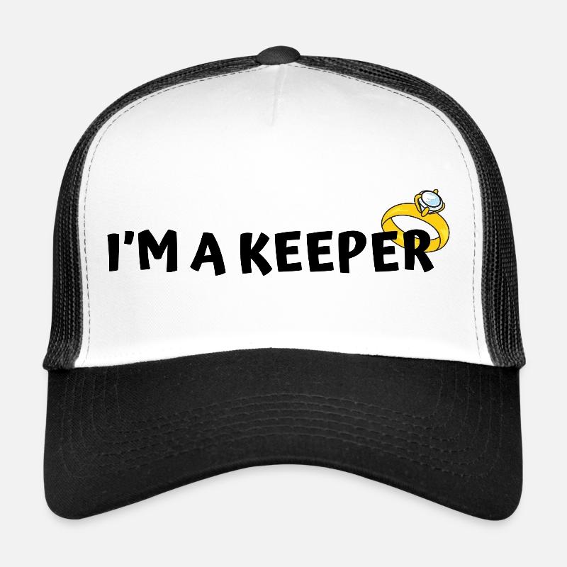 Engagement Design - Trucker Cap - white/black