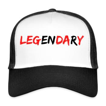 LEGENDARY - Trucker Cap - white/black - Front