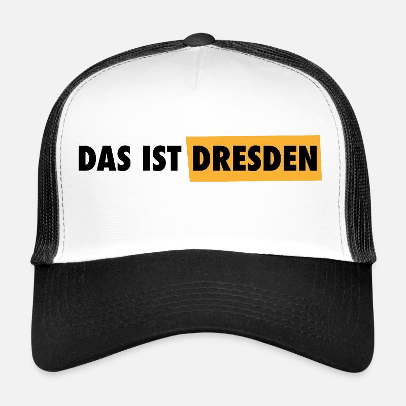 Das ist Dresden - Schriftzug Trucker Cap