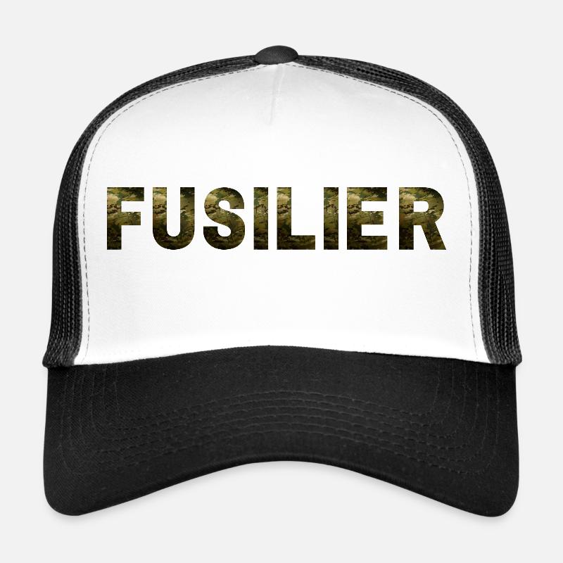 FUSILIER EN CAMOUFLAGE Casquette trucker 