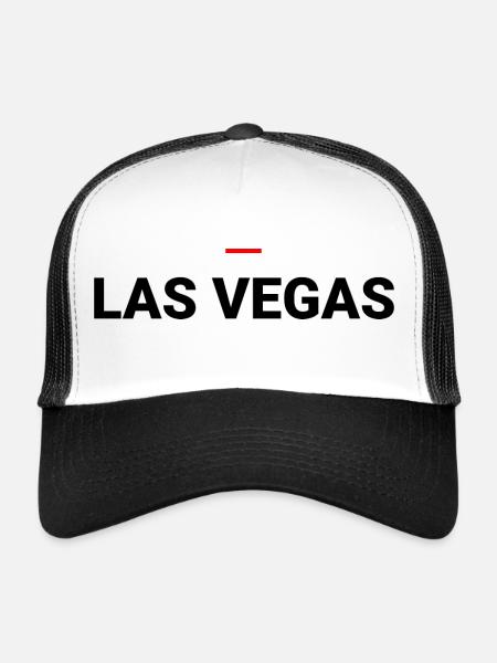 LAS VEGAS - Casquette trucker  - blanc/noir - Devant
