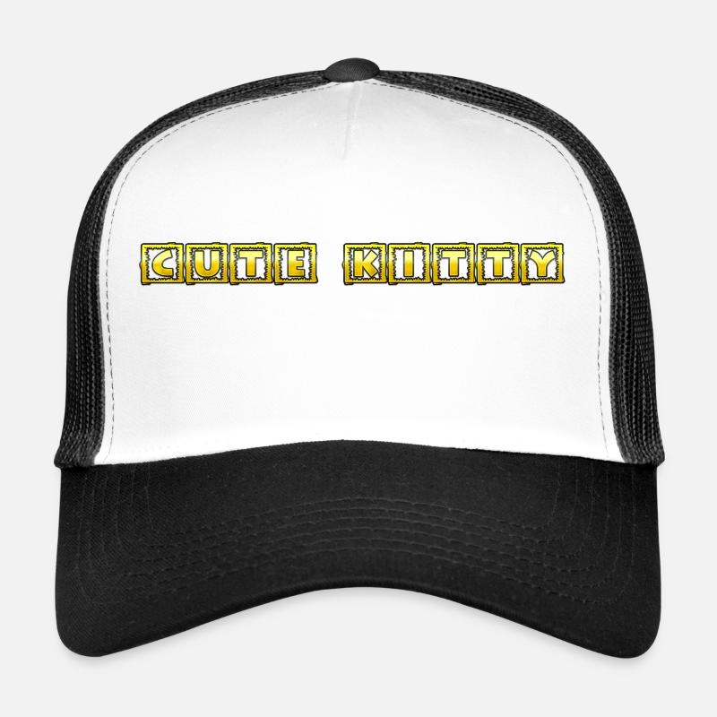 Chaton mignon Casquette trucker 