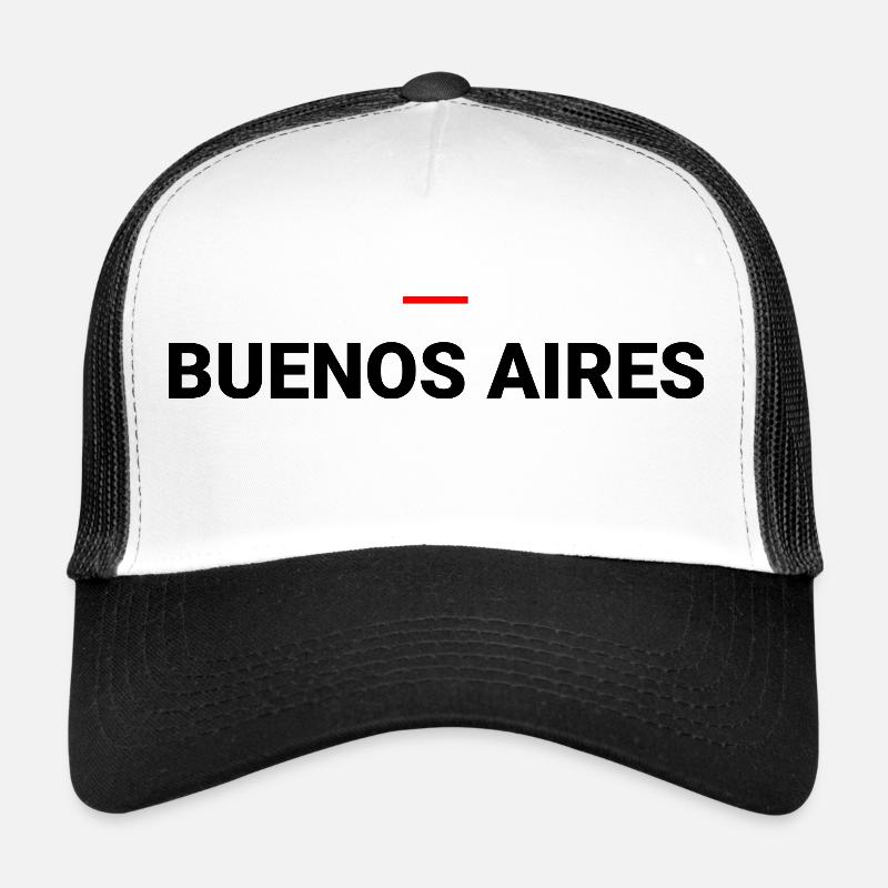Buenos Aires - Trucker Cap - Weiß/Schwarz