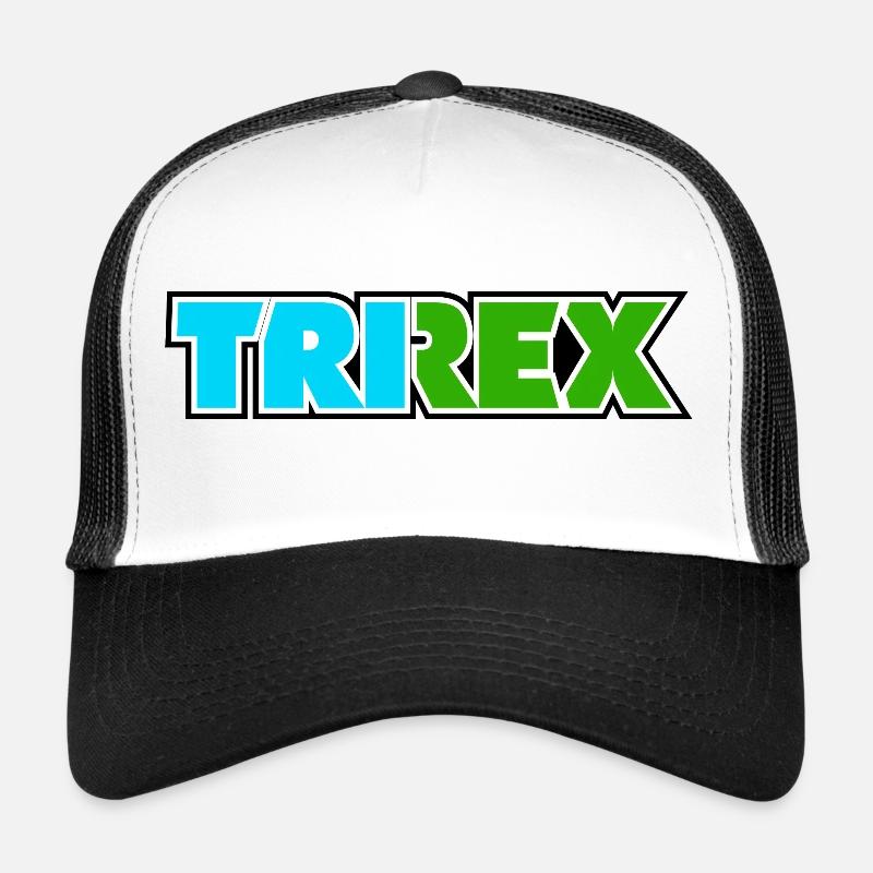 Le lettrage TRI REX est le triathlon Casquette trucker 