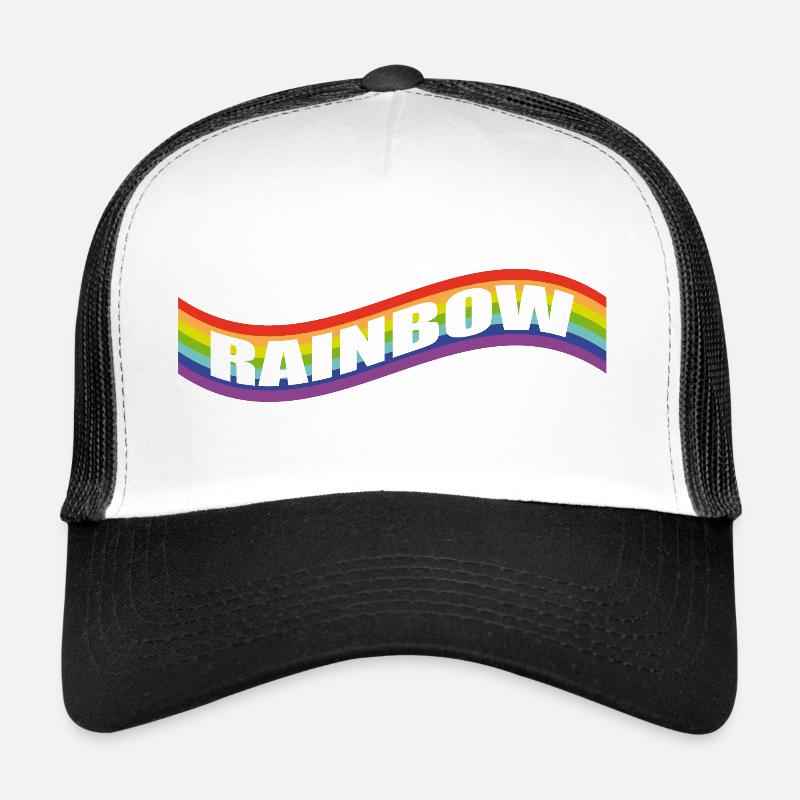 Drapeau arc-en-ciel Casquette trucker 