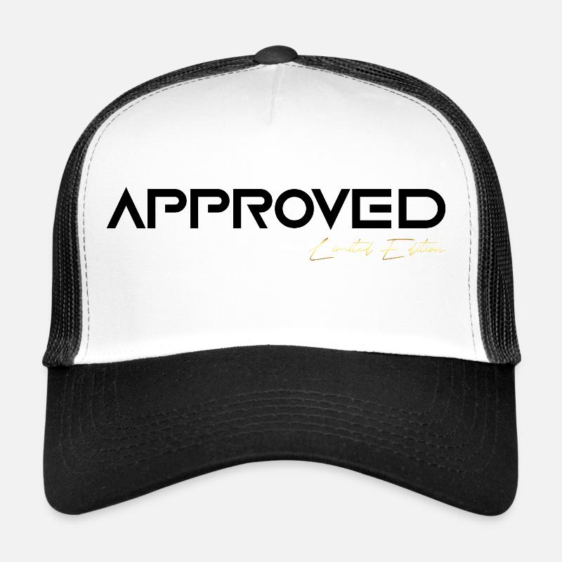 Approved black Trucker Cap