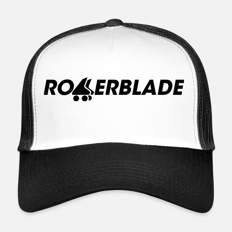 rollerblade logo schwarz Trucker Cap