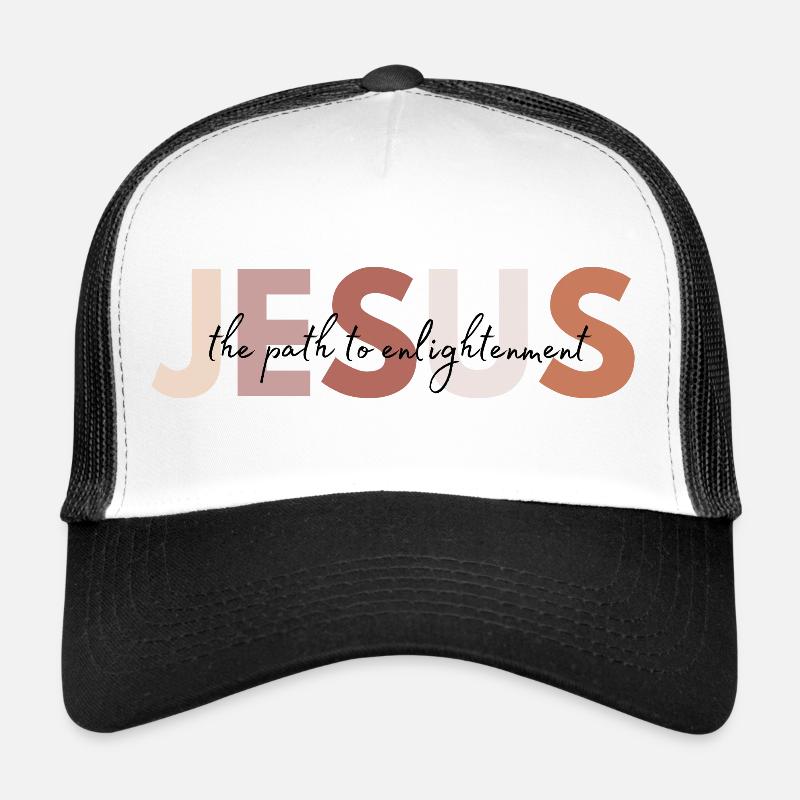 Jésus le chemin de l’illumination Casquette trucker 