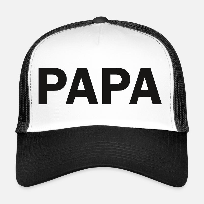 Papa T-shirt, Minimaliste, Déclaration Casquette trucker 