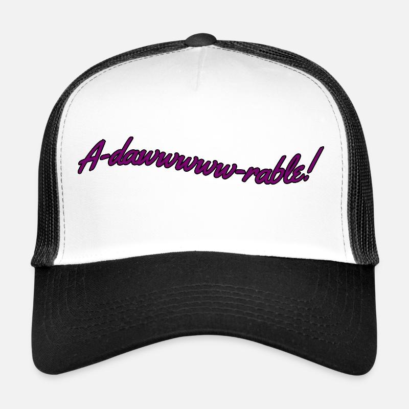 Adawwwrable - Trucker Cap - Weiß/Schwarz