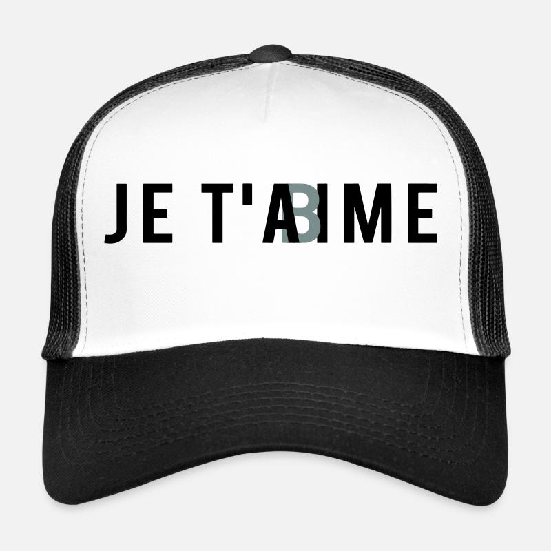 JE T'AbIME Casquette trucker 