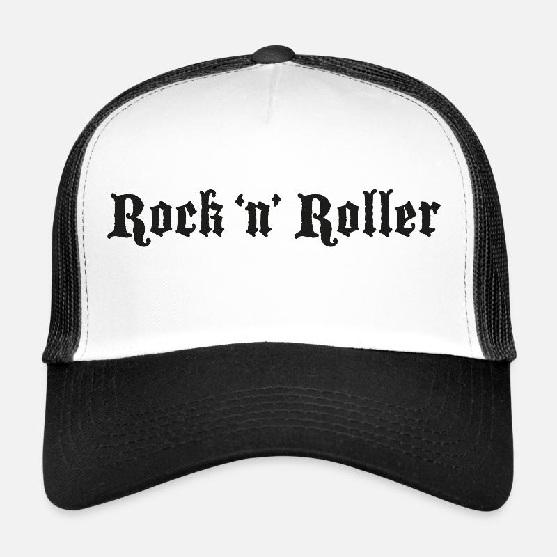 Logo Rock 'n' Roller Noir Casquette trucker 