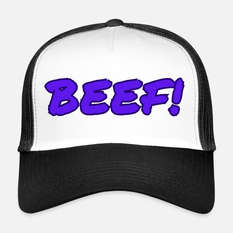 Beef! - Trucker Cap - white/black