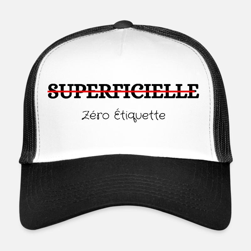 Zéro étiquette Casquette trucker 